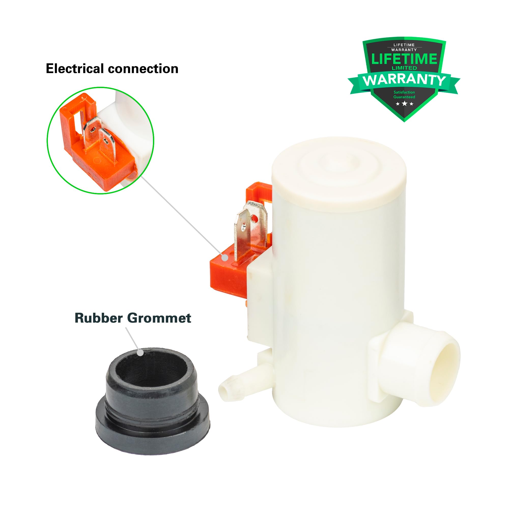 Washer Fluid Windshield Washer Pump Washer Motor Part No